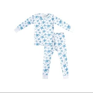 Toddler Bamboo Pajamas: Blue Stars